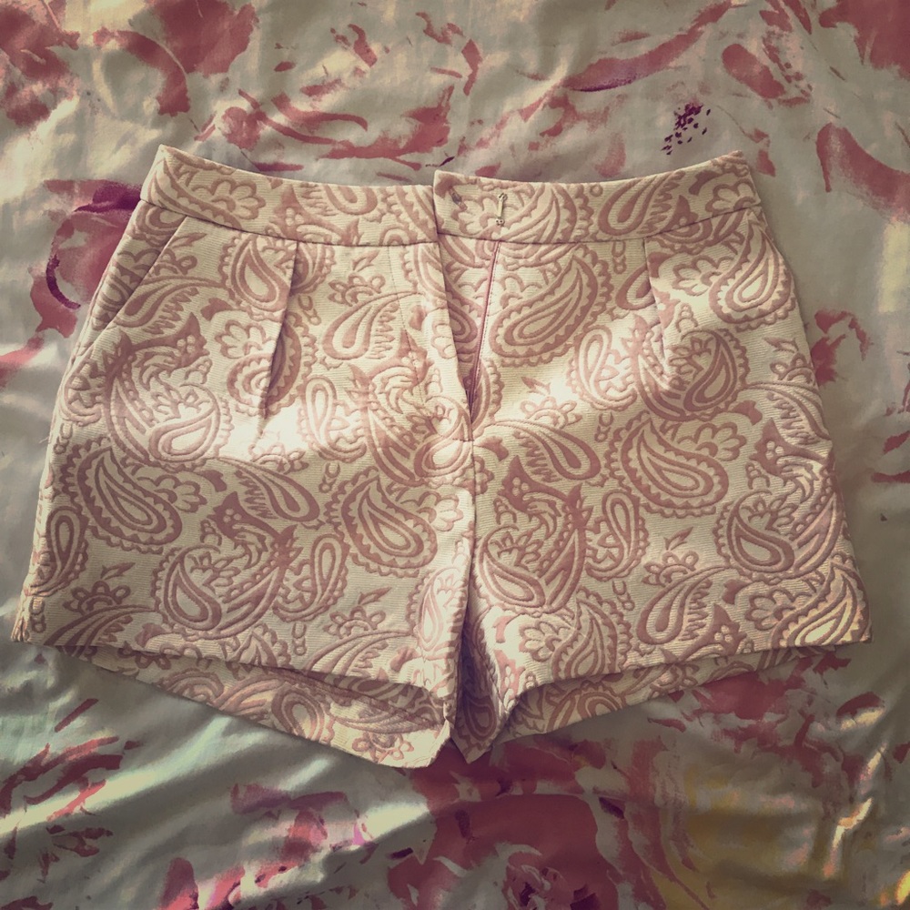 Victoria Beckham Paisley Print Shorts
